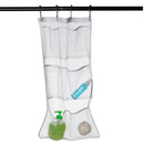 6 Pocket Bathroom Tub Shower Bath Hanging Mesh Organizer Caddy Storage Bag+ Hook