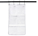 6 Pocket Bathroom Tub Shower Bath Hanging Mesh Organizer Caddy Storage Bag+ Hook