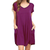 Women's Short Sleeve Tunic Dress V Neck Loose Flowy